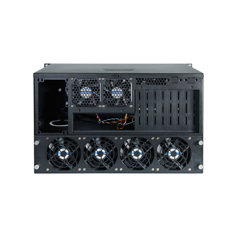 12-drive nas chassis rackmount storage server support 360 water-cooled ATX motherboard ATX power supply full-height card slot