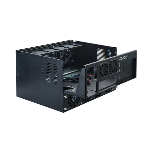 12-drive nas chassis rackmount storage server support 360 water-cooled ATX motherboard ATX power supply full-height card slot