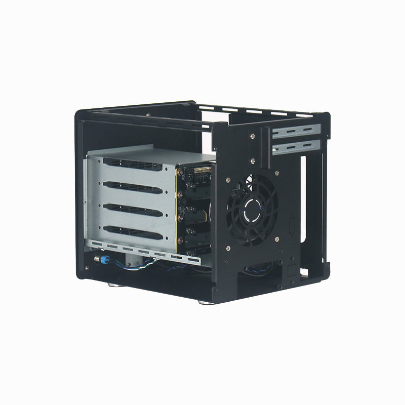 nas 4-drive mini storage server ITX motherboard home hot-swap chassis